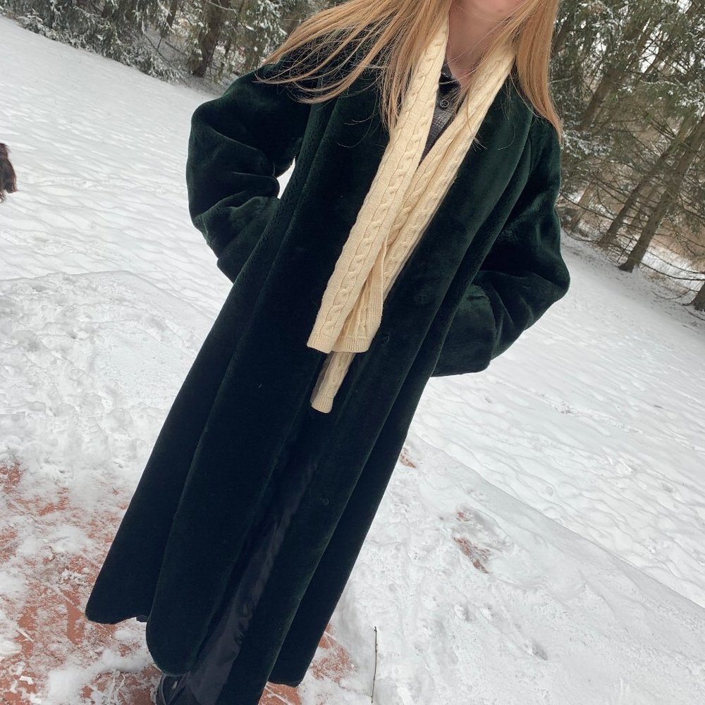 VTG Faux Fur Monterey Fashions Long Coat